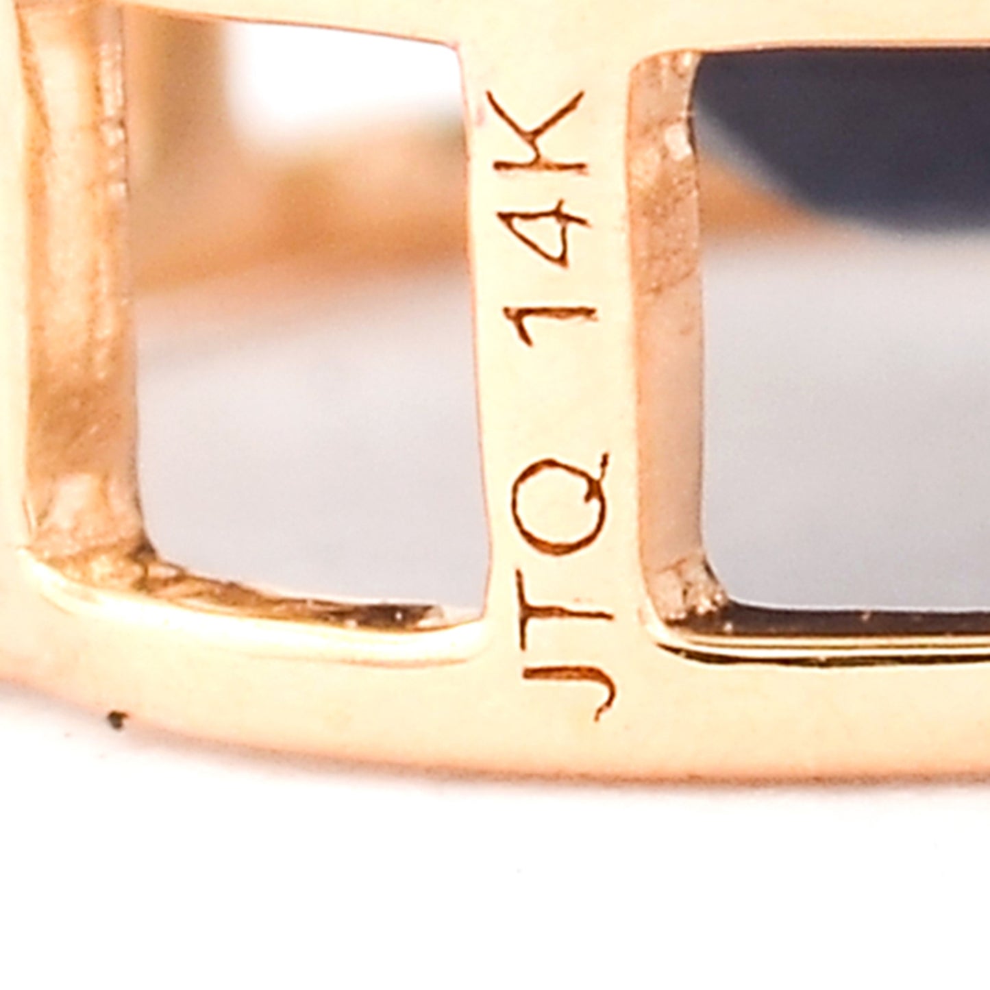 4.15 Ct Octagon Natural Sapphire 14K Gold Pendant