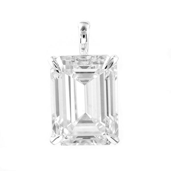 7.01 Carats Lab Grown Diamond 14K Gold Pendant