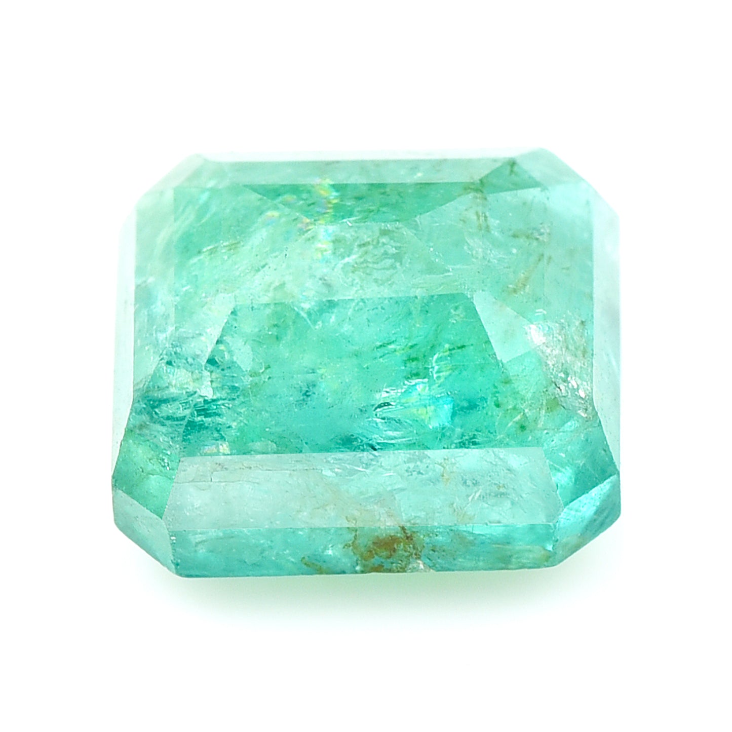 4.11 Natural Beryl Emerald Emerald Cut Gemstone