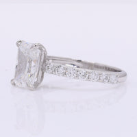 2.45 Carats Lab Grown Diamond 950 Platinum Ring