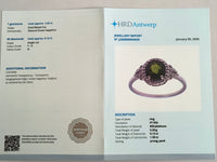1.62 Ct Oval Mixed Cut Natural Green Sapphire 950 Platinum Ring