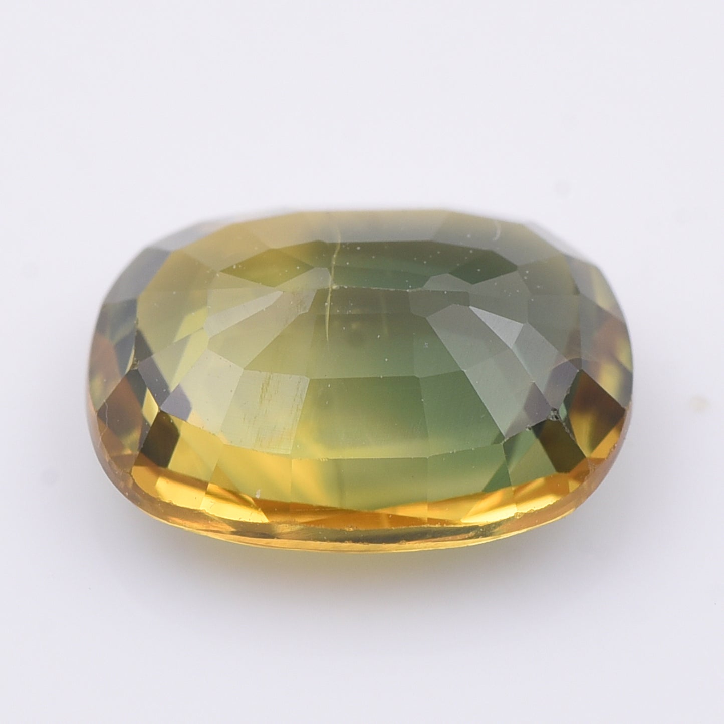 2.01 Natural Corundum Bi-Color Sapphire Rectangular Cushion Mixed Cut Gemstone
