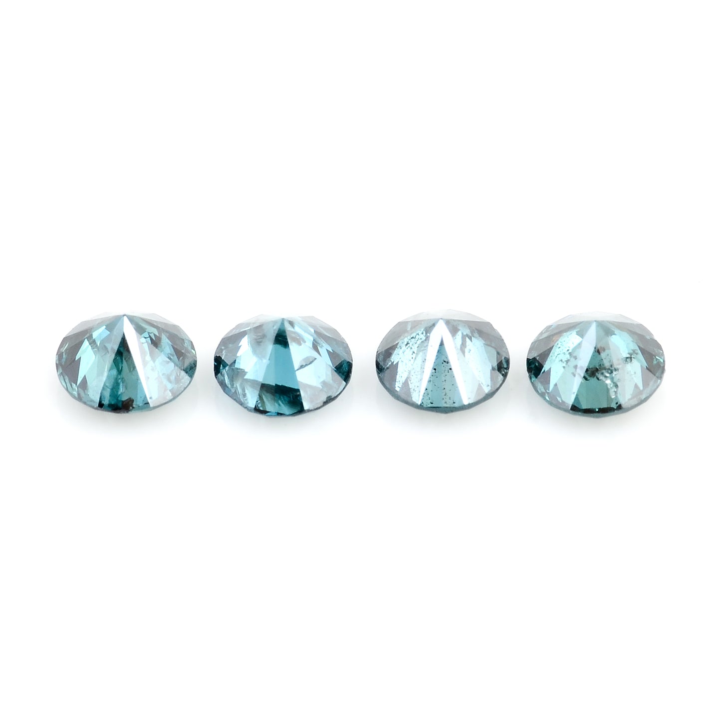 0.64 Blue Diamond Round Loose Gemstone