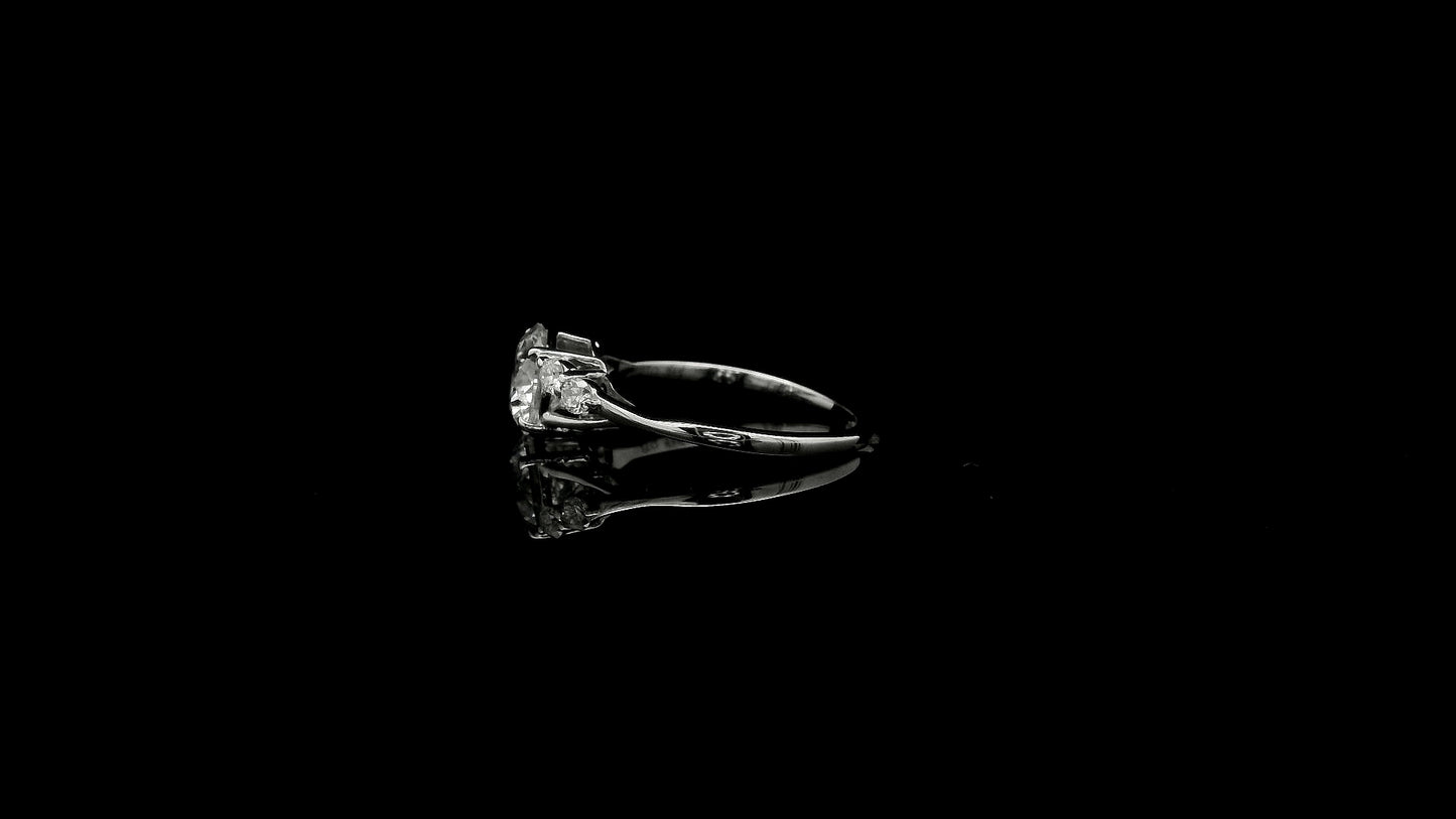 1.68 Ct Round Lab Grown Diamond 14K Gold Ring