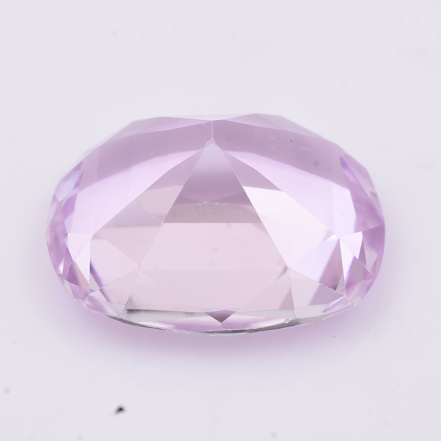 18.37 Natural Spodumene Kunzite Rectangular Cushion Mixed Cut Gemstone