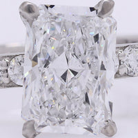 2.32 Carats Lab Grown Diamond 950 Platinum Ring