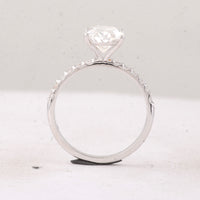 2.81 Carats Lab Grown Diamond 14K Gold Ring