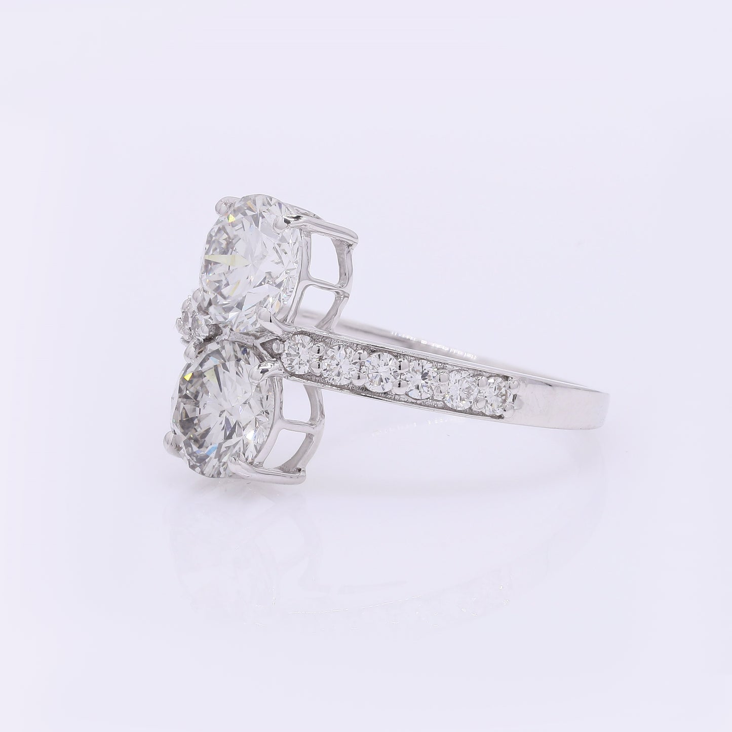 2.52 Carats Lab Grown Diamond 14K Gold Ring