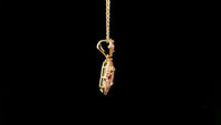 1.46 Ct Octagon Tourmaline 14K Gold Pendant
