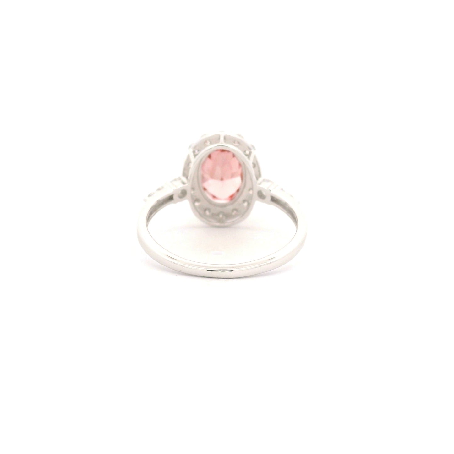 2.67 Carats Pink Lab Grown Diamond 14K Gold Ring