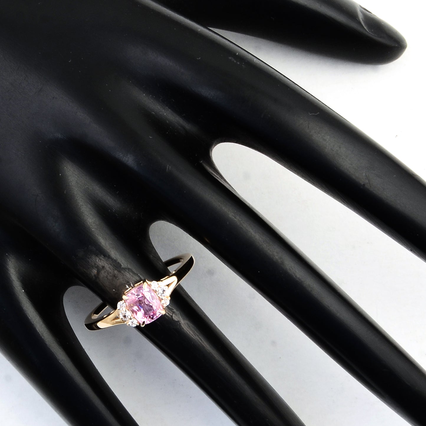 1.02 Ct Square Spinel 14K Gold Ring