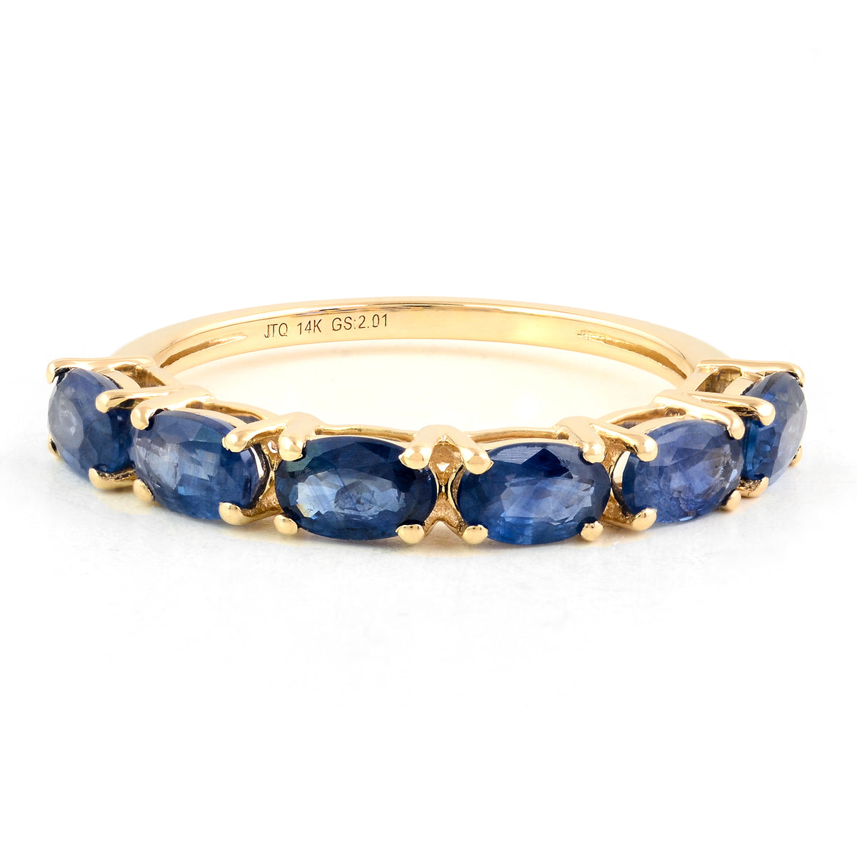 1.57 Ct Pear Sapphire 14K Gold Ring