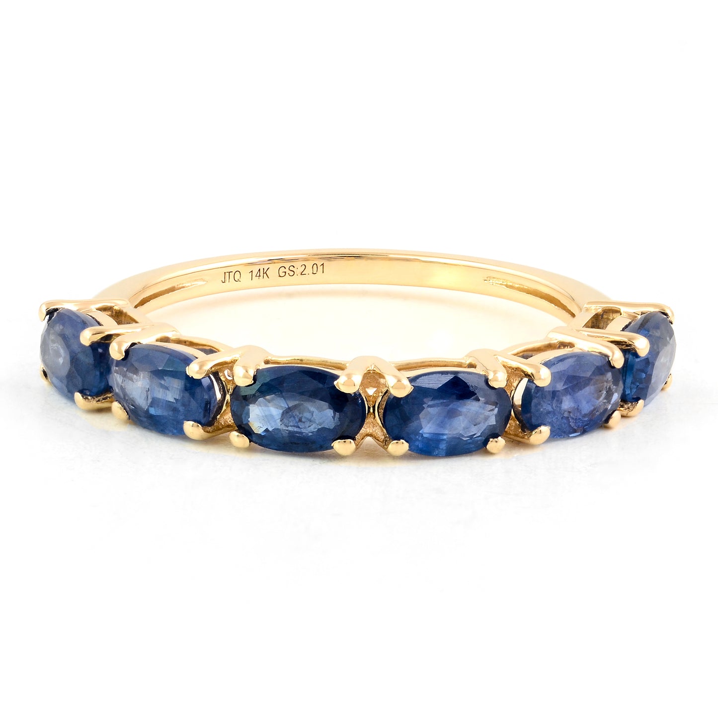 1.57 Ct Pear Sapphire 14K Gold Ring