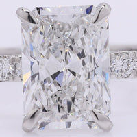 2.18 Carats Lab Grown Diamond 950 Platinum Ring