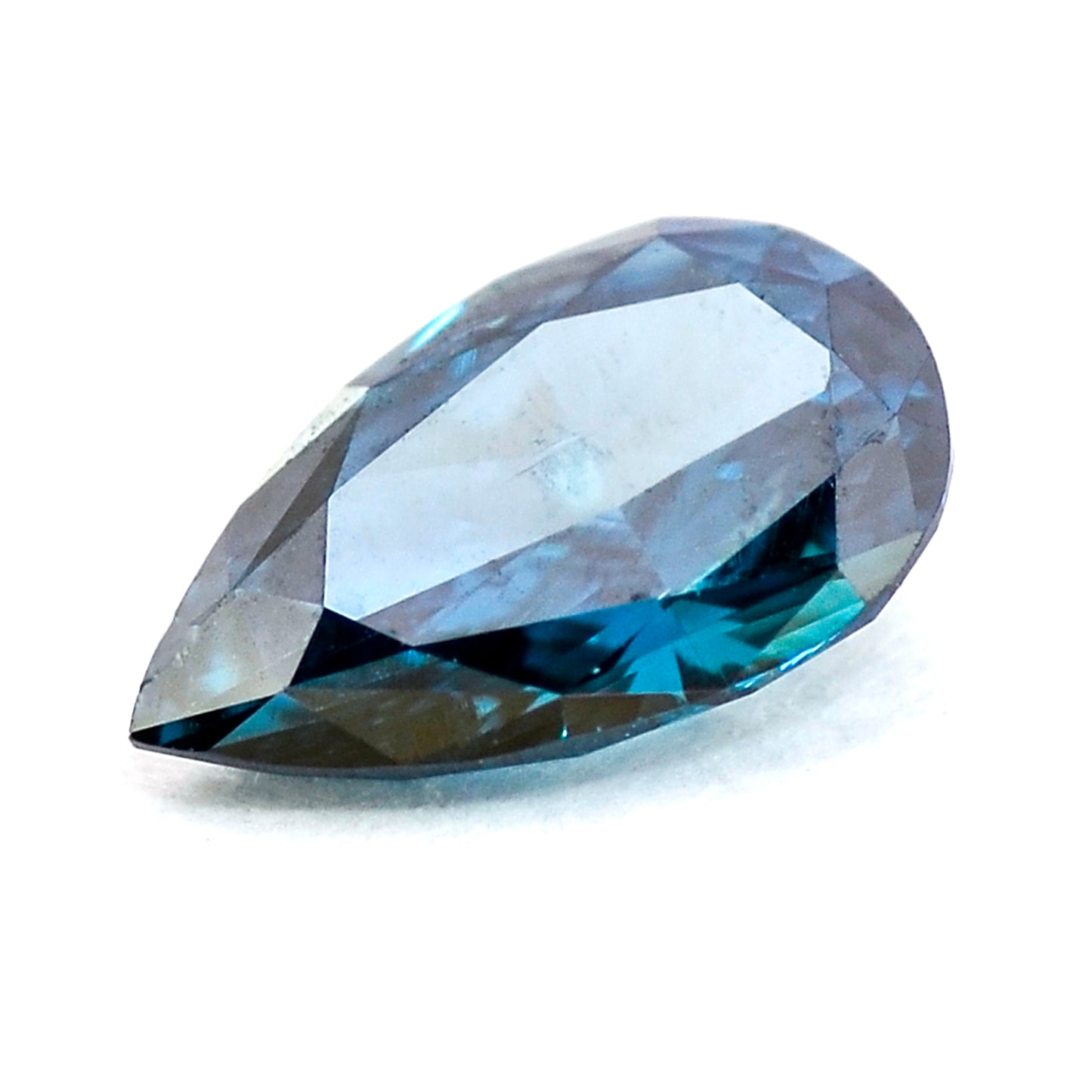 0.28 Blue Diamond Pear Loose Diamond