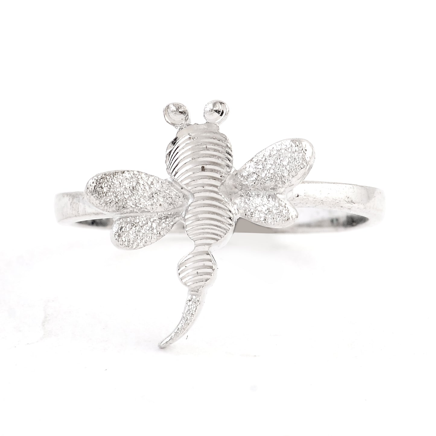 0.00 Ct Plain 925 Sterling Silver Ring