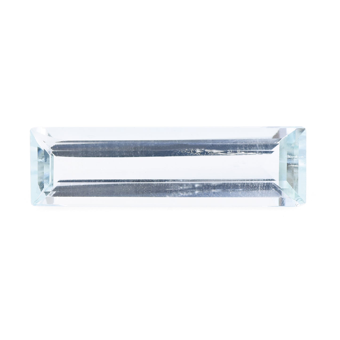 4.32 Natural Beryl Aquamarine Rectangular Step Cut Gemstone