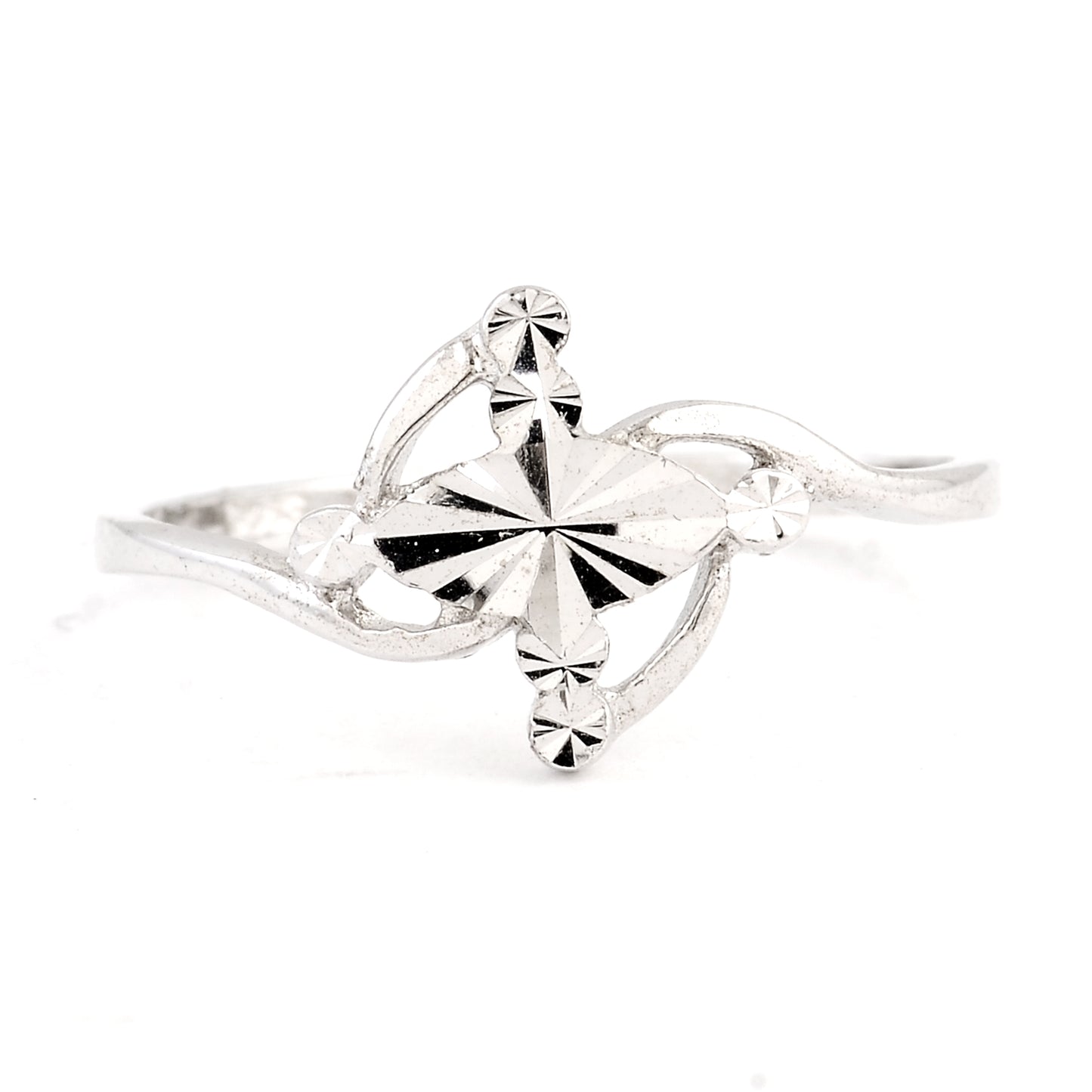 0.00 Ct Plain 925 Sterling Silver Ring