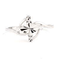 0.00 Ct Plain 925 Sterling Silver Ring