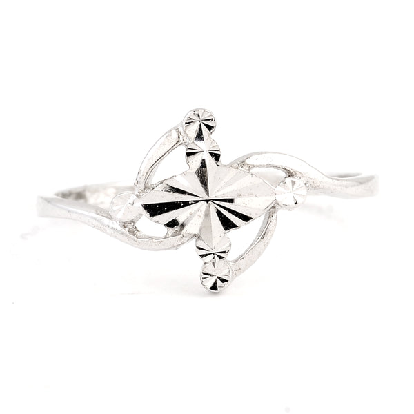 0.00 Ct Plain 925 Sterling Silver Ring