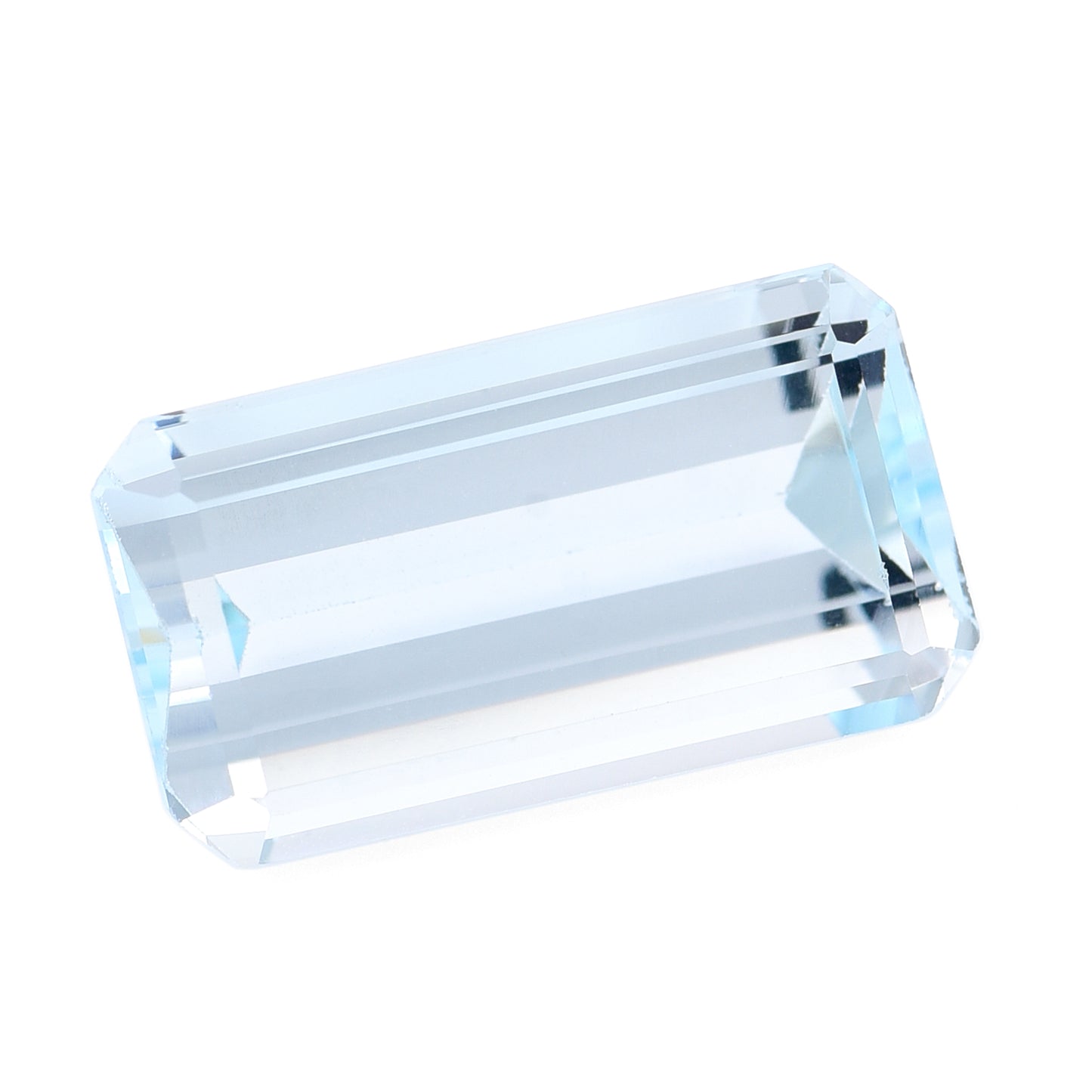 4.39 Natural Beryl Aquamarine Emerald Cut Gemstone