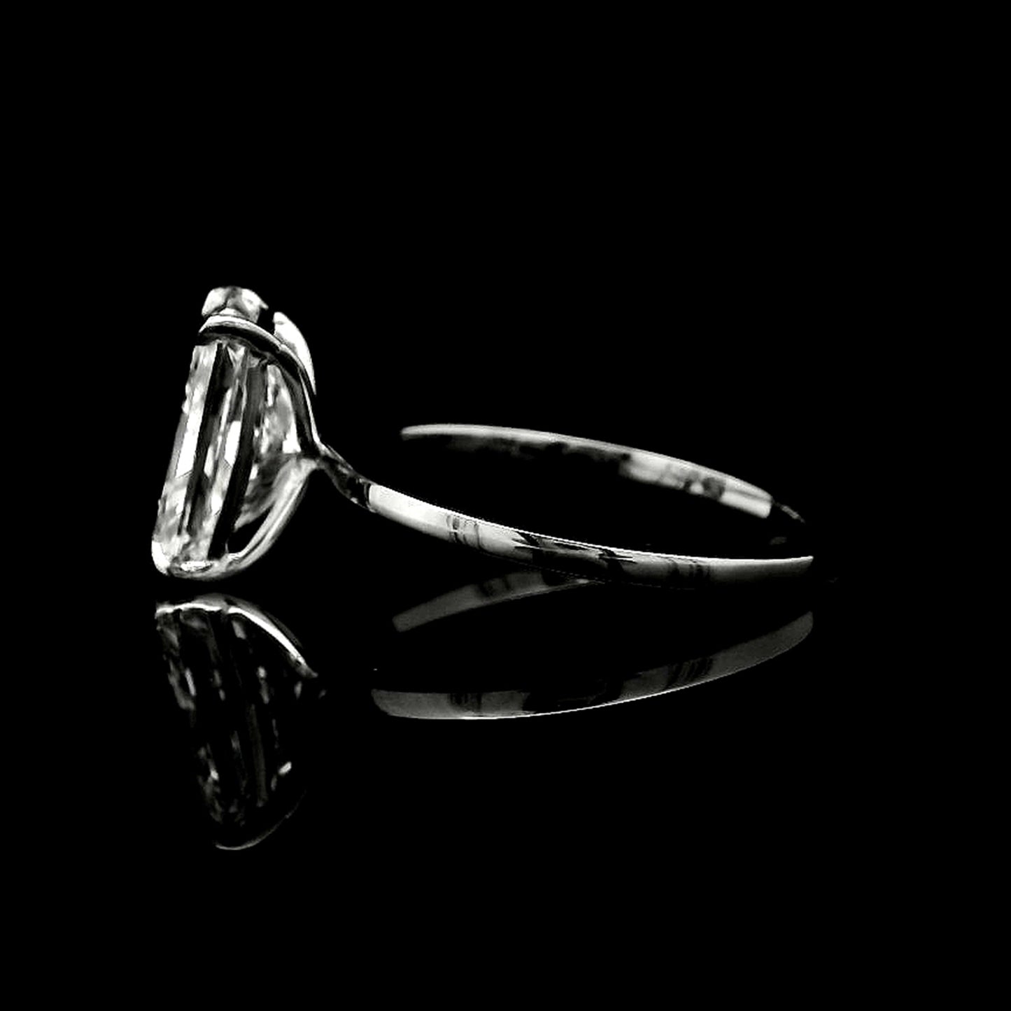 3.06 Carats Lab Grown Diamond 950 Platinum Ring