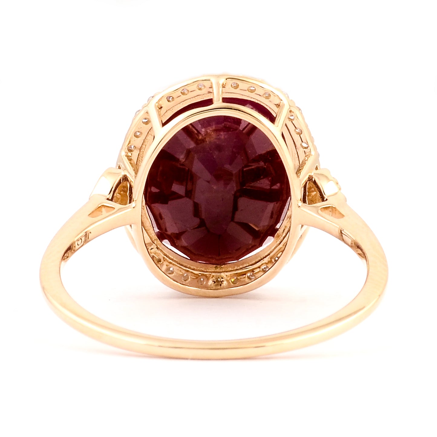 6.14 Ct Natural Codundum Ruby 14K Gold Ring