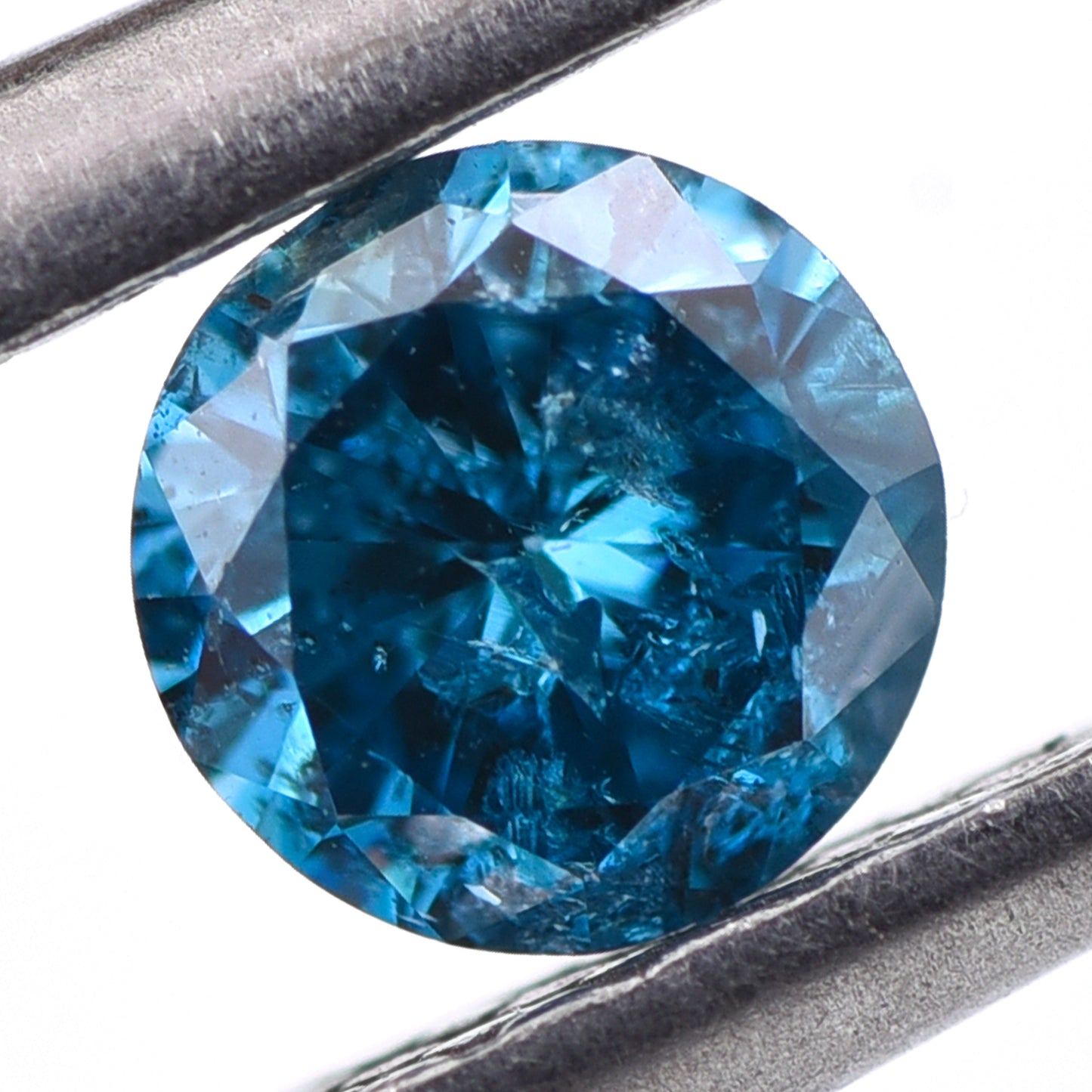 0.26 Blue Diamond Round Loose Diamond