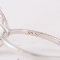 2.06 Carats Lab Grown Diamond 14K Gold Ring