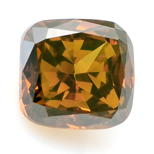 0.29 Carat Red Diamond Cushion Loose Gemstone