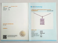 5.08 Carats Lab Grown Diamond 14K Gold Pendant