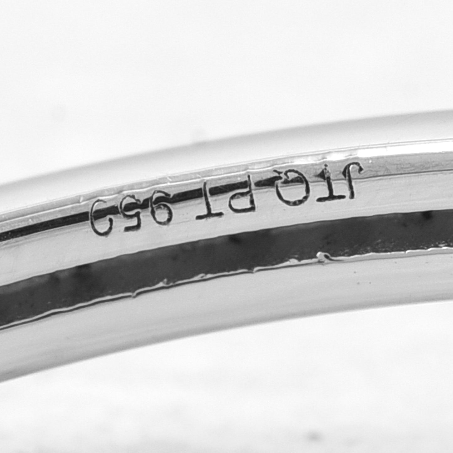 2.74 Ct Oval Lab Grown Diamond 950 Platinum Ring