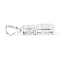 3.25 Ct Octagon Lab Grown Diamond 14K Gold Pendant