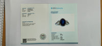 2.29 Ct Oval Mixed Cut Natural Sapphire 14K Gold Ring