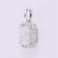 2.36 Carats Lab Grown Diamond 14K Gold Pendant