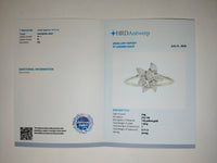 0.71 Ct Marquise, Pear Natural Diamond 14K Gold Ring