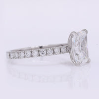 2.37 Carats Lab Grown Diamond 950 Platinum Ring