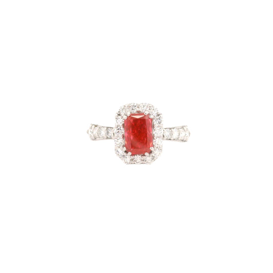 1.75 Carats Pink Lab Grown Diamond 14K Gold Ring