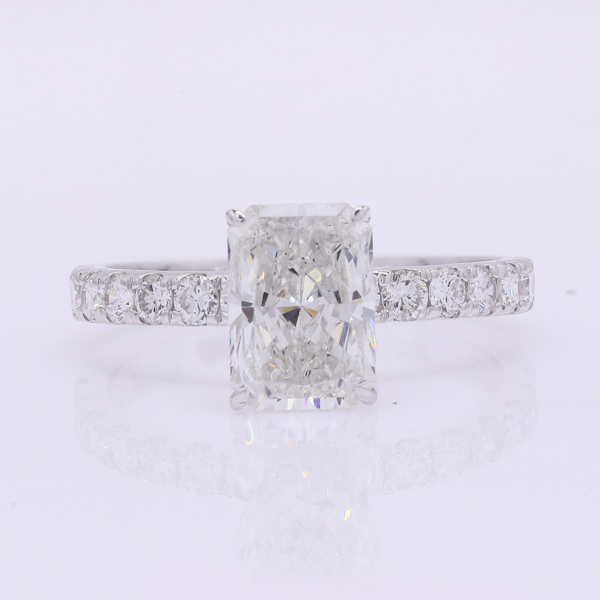 2.47 Carats Lab Grown Diamond 14K Gold Ring