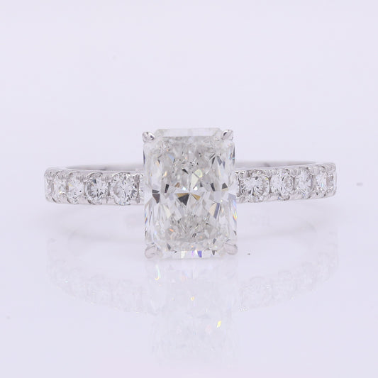 2.47 Carats Lab Grown Diamond 14K Gold Ring