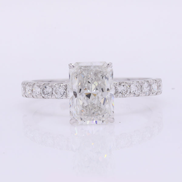 2.47 Carats Lab Grown Diamond 14K Gold Ring