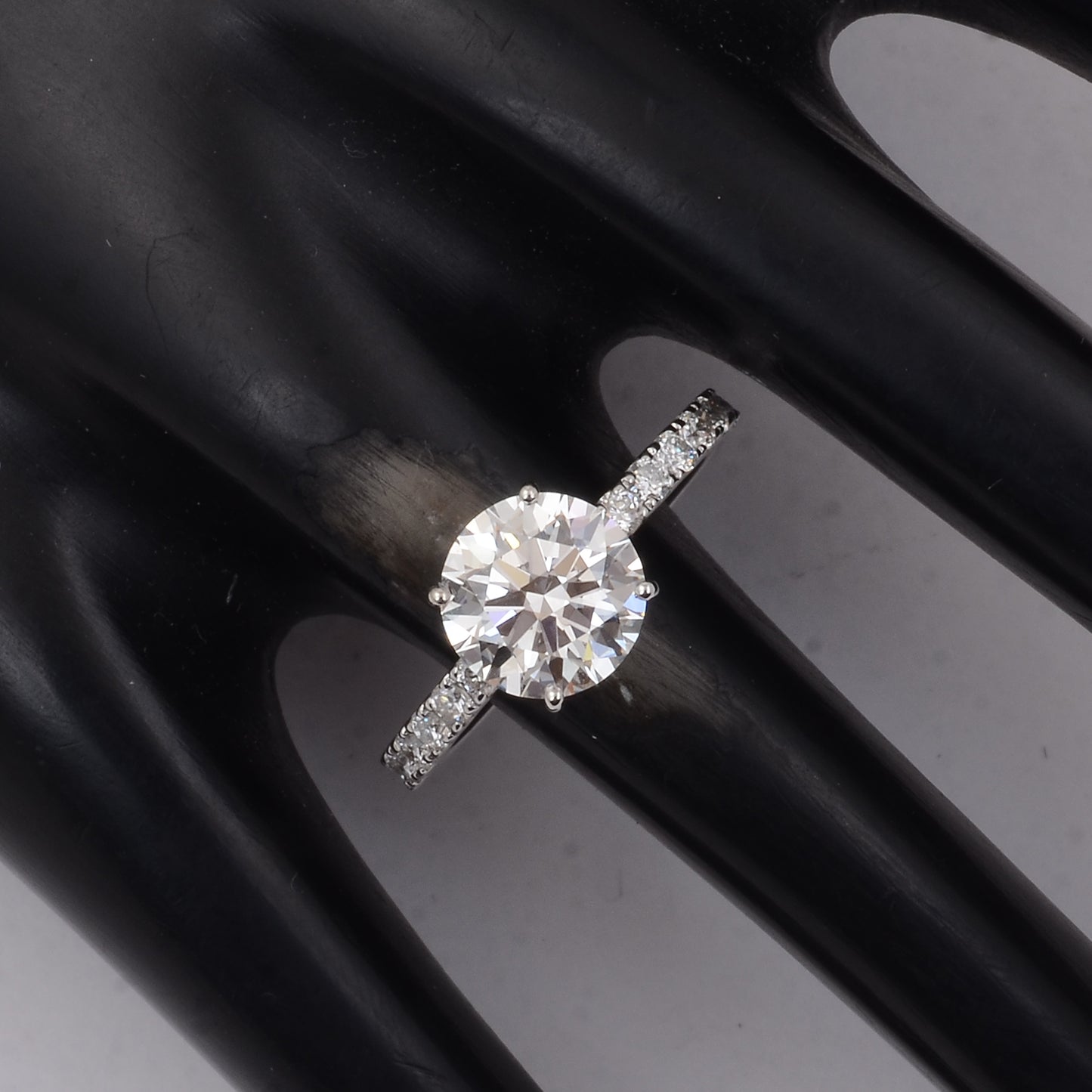 2.44 Carats Lab Grown Diamond 14K Gold Ring