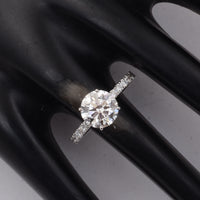 2.44 Carats Lab Grown Diamond 14K Gold Ring