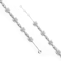 2.40 Carats Lab Grown Diamond 14K Gold Bracelet