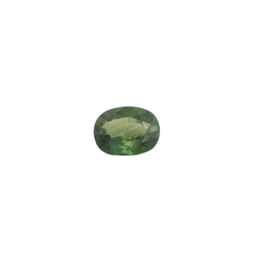 2 Green Sapphire Cushion Gemstone