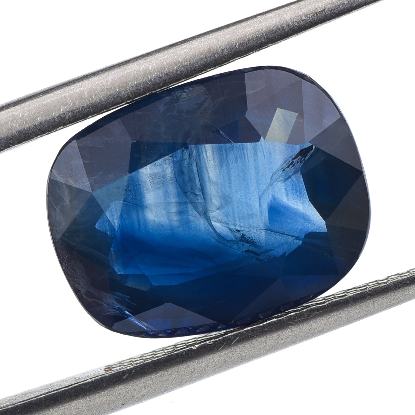 4.57 Natural Corundum Sapphire Rectangular Cushion Mixed Cut Gemstone