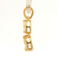 0.47 Ct Pear Diamond 14K Gold Pendant