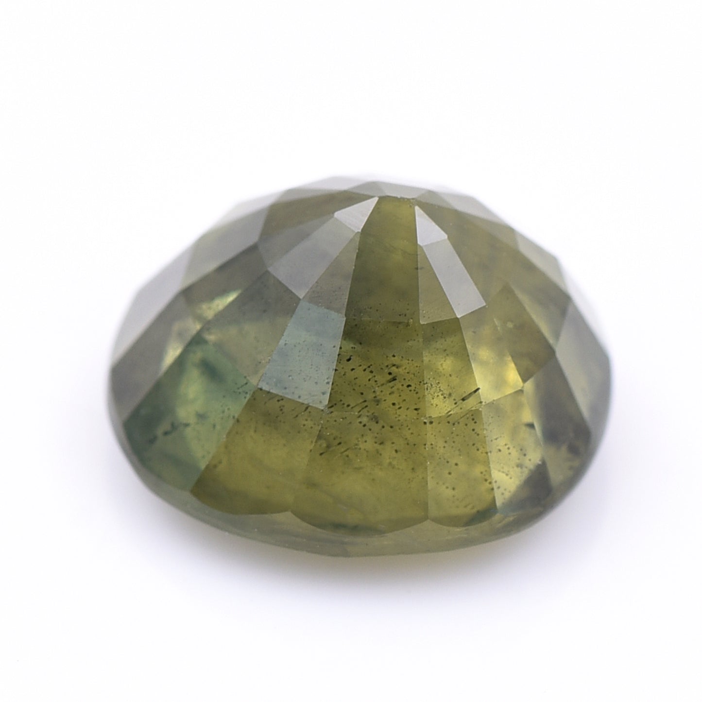7.99 Natural Corundum Green Sapphire Rectangular Cushion Mixed Cut Gemstone