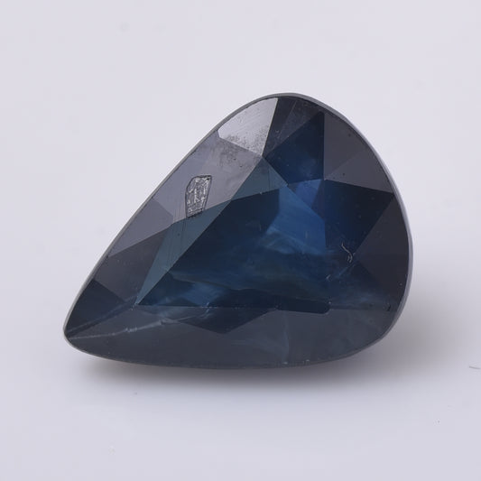 5.47 Natural Corundum Sapphire Pear Mixed Cut Gemstone