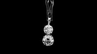 4.89 Ct Round Lab Grown Diamond 14K Gold Pendant